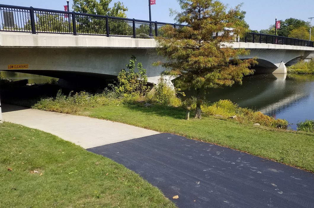 bridge and bike path
