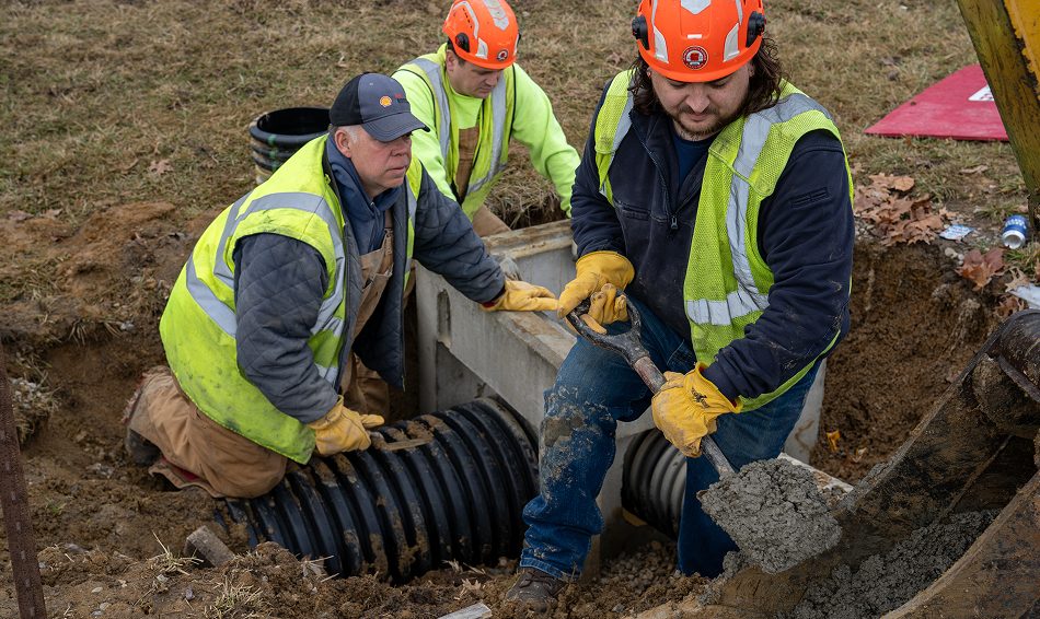 Men working