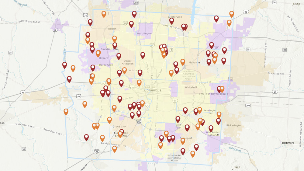 Projects map